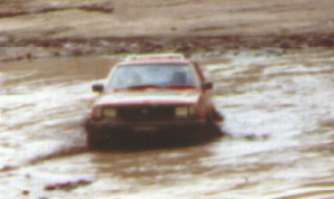 Mud Flying Head on